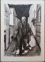 Hans Enri (1909 - 2015). - Gottfried Keller. lithograph from