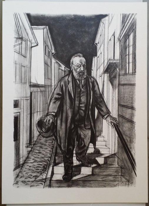 Hans Enri (1909 - 2015). - Gottfried Keller. lithograph from, Antiek en Kunst, Antiek | Overige Antiek