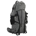 vidaXL Wandelrugzak 60 L oxford stof grijs, Sieraden, Tassen en Uiterlijk, Tassen | Rugtassen, Verzenden, Nieuw
