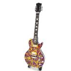 Miniatuur Gibson Les Paul gitaar met gratis standaard, Ophalen of Verzenden, Nieuw, Pop, Beeldje of Miniatuur