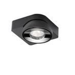 Delta Light Tweeter Plafondlamp LED 1-licht, zwart/chroom -, Huis en Inrichting, Lampen | Spots, Verzenden, Nieuw