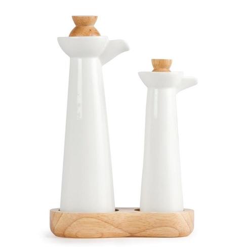 Olie en azijn set porselein | 30/20cl, Zakelijke goederen, Horeca | Keukenapparatuur, Nieuw in verpakking, Verzenden