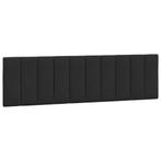 Fluweel Hoofdbordkussen 180cm Zwart - Topdeal, Retourprod..., Zwart, Stijlvol, Nieuw, Ophalen of Verzenden