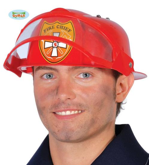 Brandweerhelm met vizier kind/volwassen, Kleding | Dames, Carnavalskleding en Feestkleding, Nieuw, Ophalen of Verzenden