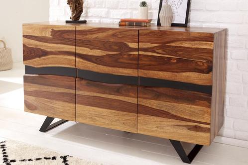 Massief houten dressoir AMAZONAS 150 cm bruine, Huis en Inrichting, Kasten | Dressoirs, Ophalen of Verzenden