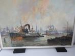 H. J. Pauwels (1903-1983) - Stoomboten op de rede van, Antiek en Kunst