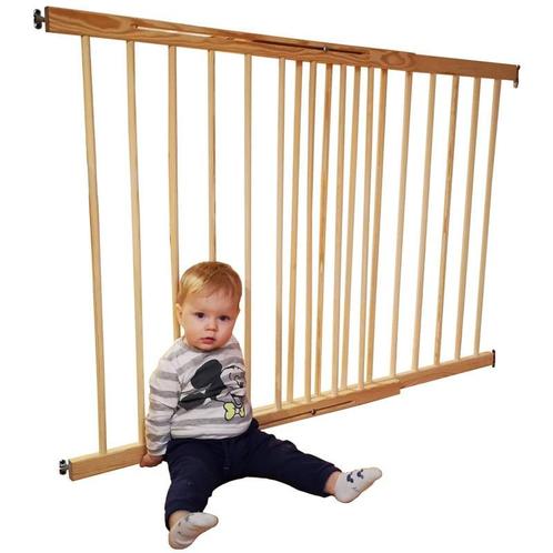 Houten traphekje voor trappen en kamers - stevig en veelz..., Kinderen en Baby's, Traphekjes, 115 cm of meer, Nieuw, Hout, Schroefhekje