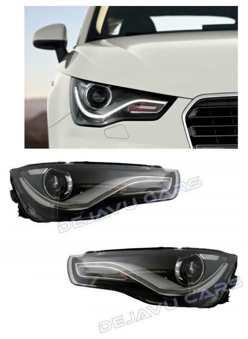 Bi Xenon Look LED Koplampen voor Audi A1 8X S1 S line RS1, Auto-onderdelen, Verlichting, Nieuw, Audi, Ophalen of Verzenden