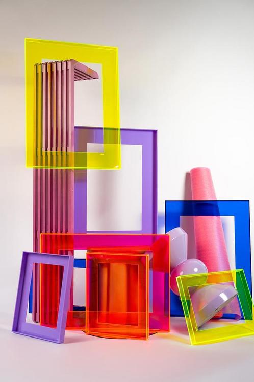 Baklijsten in unieke (neon) kleuren, Huis en Inrichting, Woonaccessoires | Lijsten, Nieuw, Kunststof, 50 tot 75 cm, Minder dan 50 cm