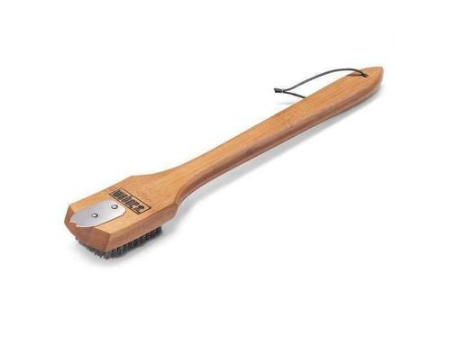 Weber Reinigingsborstel Bamboe 47 cm 6464, Tuin en Terras, Barbecue-accessoires, Nieuw