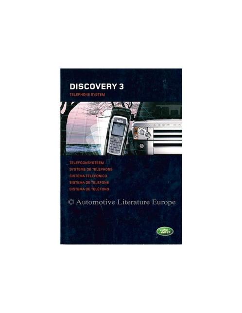 2005 LAND ROVER DISCOVERY 3 TELEFOONSYSTEEM, Auto diversen, Handleidingen en Instructieboekjes