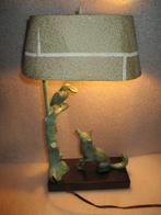 Max Le Verrier (1891–1973) - Lamp - Art Deco. Wolf en Vos