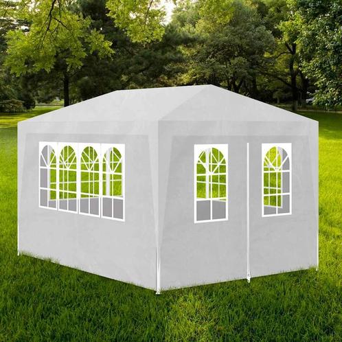 vidaXL Partytent 3x4 m wit, Tuin en Terras, Partytenten, Partytent, Nieuw, Verzenden