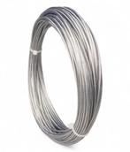 Staalkabel haspel Pvc 10 meter 1-2mm, Doe-het-zelf en Verbouw, Verzenden, Nieuw