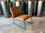 Veiling - Fauteuil Cas - Design - Lounge - Stof - Cognac - L, Huis en Inrichting, Fauteuils, Nieuw