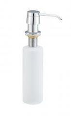 Wiesbaden inbouw zeeppompje chroom kunststof fles 250ml, Ophalen of Verzenden, Nieuw, Chroom, Overige typen