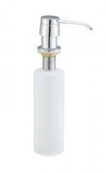 Wiesbaden inbouw zeeppompje chroom kunststof fles 250ml, Doe-het-zelf en Verbouw, Sanitair, Overige typen, Nieuw, Chroom, Ophalen of Verzenden