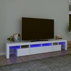 vidaXL Tv-meubel met LED-verlichting 230x36,5x40 cm wit, Minder dan 50 cm, Verzenden, Nieuw, Minder dan 100 cm