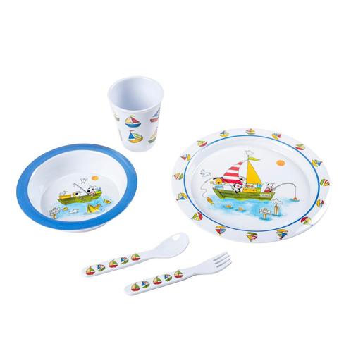 Scheepsservies Kinder Serviesset Freddie and Friends 5-Delig, Watersport en Boten, Overige Watersport en Boten, Nieuw, Ophalen of Verzenden