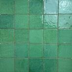 Wandtegel menorca lake groen vintage craquele 10x10, Doe-het-zelf en Verbouw, Tegels, Nieuw, Ophalen of Verzenden, 10 m² of meer