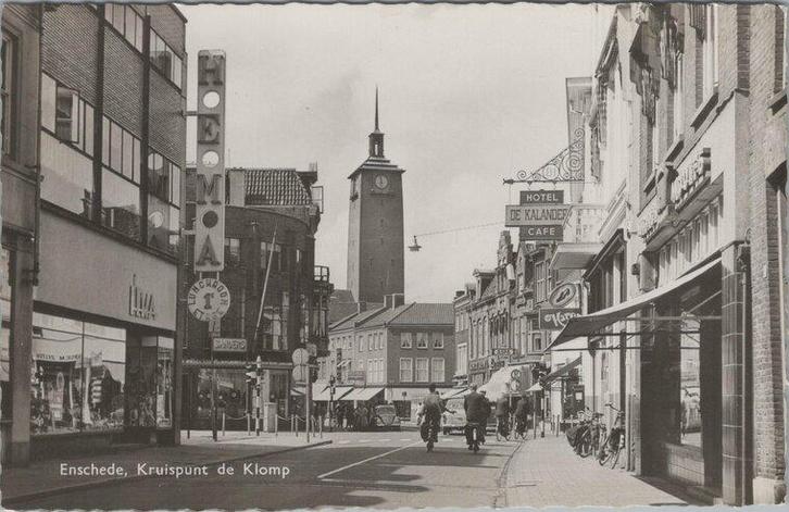 ENSCHEDE - Kruispunt de Klomp, Verzamelen, Ansichtkaarten | Nederland, Verzenden