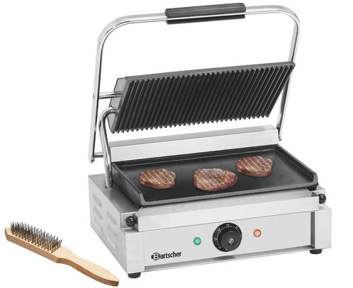 Bartscher Paninigrill 1GR | Geribbeld/Glad | Grillplaten Gie, Zakelijke goederen, Horeca | Keukenapparatuur, Nieuw in verpakking