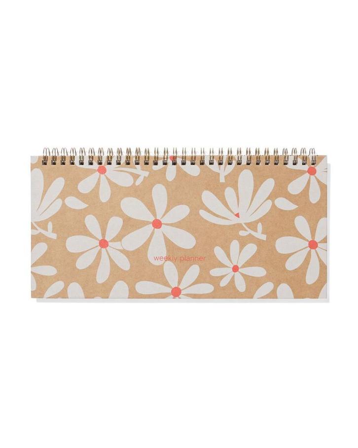 HEMA Weekplanner spiraal van €3.99 voor €2 sale, Diversen, Agenda's, Nieuw, Verzenden