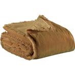 Plain throw Fara Bronze 135 x 200, Huis en Inrichting, Woonaccessoires | Plaids en Woondekens, Verzenden, Nieuw