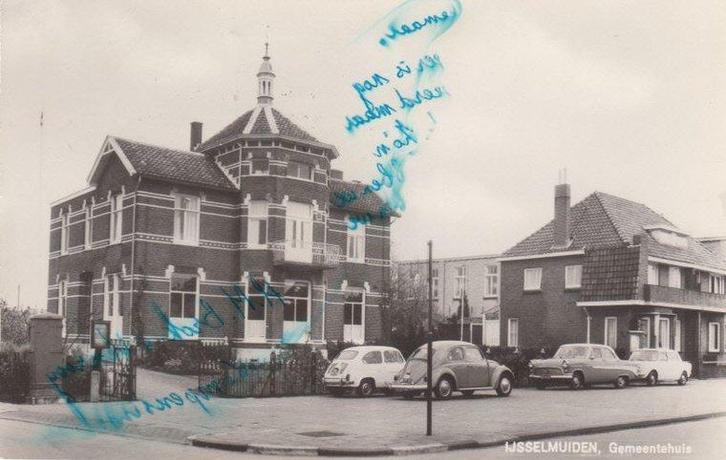 IJSSELMUIDEN - Gemeentehuis, Verzamelen, Ansichtkaarten | Nederland, Verzenden