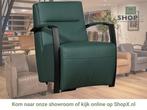 Leren fauteuil Arrival - Toledo Forrest (groen), Huis en Inrichting, Fauteuils, Nieuw, Ophalen of Verzenden, 50 tot 75 cm, Industrieel, Modern