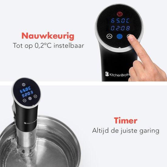 2dekans | KitchenBrothers Sous Vide Stick – Incl., Doe-het-zelf en Verbouw, Gereedschap | Overige machines, Zo goed als nieuw