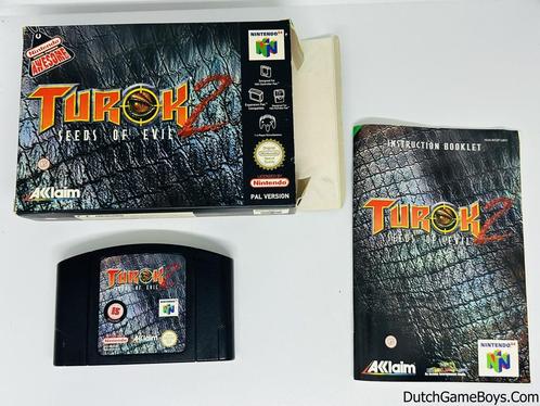 Nintendo 64 / N64 - Turok 2 - Seeds Of Evil - UKV, Spelcomputers en Games, Games | Nintendo 64, Gebruikt, Verzenden
