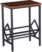 2dekans | Ceruzo Bijzettafel met LP Rek – Platenstandaard –, Huis en Inrichting, Ophalen of Verzenden, Zo goed als nieuw