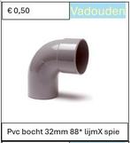 PVC BOCHT 90* LIJM x SPIE, Ophalen of Verzenden, Nieuw