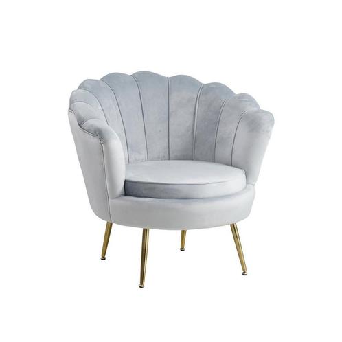 Schelp fauteuil in 6 kleuren fluweel. Eyecatcher, Huis en Inrichting, Kasten | Computermeubels, Nieuw, Verzenden