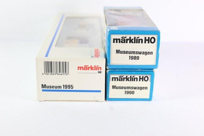Märklin H0 - 1989/1990/1995 - Modeltrein goederenwagon (2) -, Hobby en Vrije tijd, Modeltreinen | H0