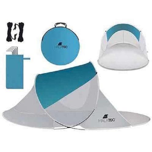 Malatec vouwbare strandtent/ Beachtent 220 x 120 x 90 cm, Caravans en Kamperen, Kampeeraccessoires, Ophalen of Verzenden