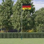 vidaXL Vlag met vlaggenmast Duitsland 6,08 m aluminium, Verzenden, Nieuw
