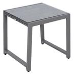 TRUUSK Tuintafel Tuinbijzettafel Tuinmeubelen Met Gehard Gla, Verzenden, Nieuw