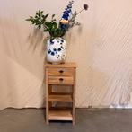Landelijke Ladekast - teakhout - 2 lades - TTM Wonen, Huis en Inrichting, Kasten | Ladekasten, Minder dan 50 cm, 1 of 2 laden