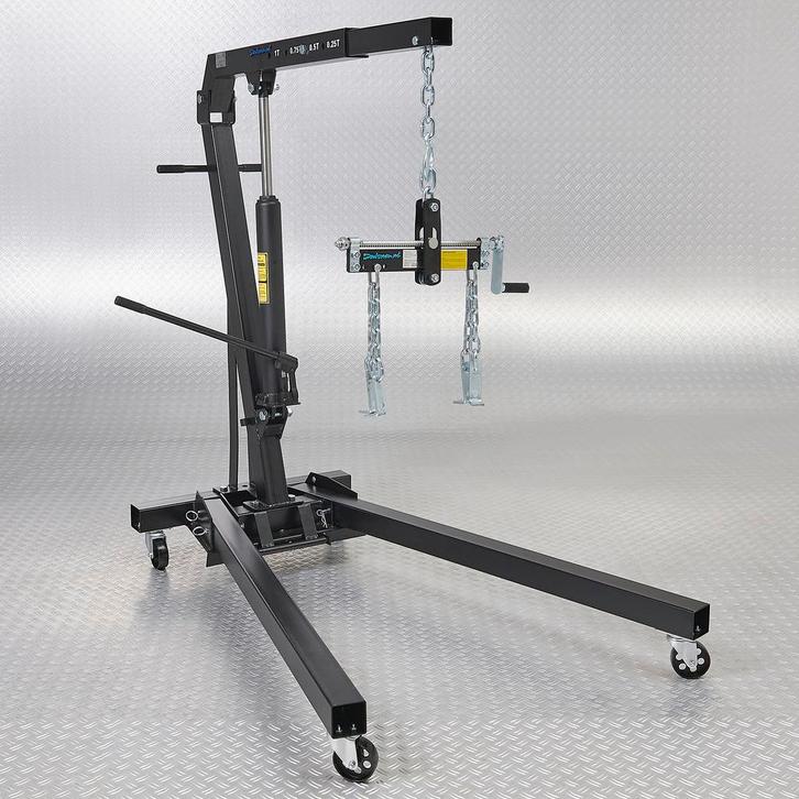 Datona Garagekraan hydraulisch 1 ton – inklapbaar inclusief, Auto-onderdelen, Motor en Toebehoren, Nieuw, Ophalen of Verzenden