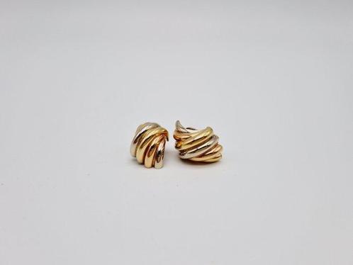 Oorbellen - 18 karaat Geel goud, Driekleur Goud - Oorclip, Sieraden, Tassen en Uiterlijk, Oorbellen