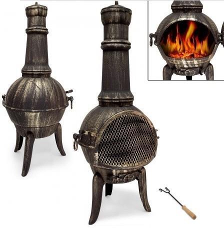 Terraskachel / open haard CHIMENEA (Kachels-Sfeerhaarden), Witgoed en Apparatuur, Overige Witgoed en Apparatuur, Nieuw, Verzenden