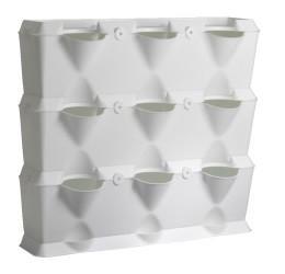 MINIGARDEN VERTICAL 3 MODULE STARTER SET - KLEUR WIT, Tuin en Terras, Plantenvoeding, Nieuw, Ophalen of Verzenden
