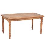 vidaXL Salontafel Batavia 90x50x45 cm teakhout, 50 tot 100 cm, Verzenden, Nieuw, 50 tot 100 cm