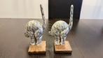 Camille Tharaud - Boekensteunen (2) - Porselein - Porcelaine