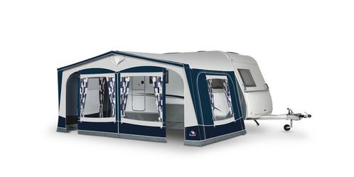 Opruiming Dorema Garda XL 270 Blauw, Caravans en Kamperen, Voortenten en Luifels, Nieuw, Verzenden