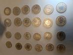 Zwitserland. Lot of 24 coins: 1 & 2 Francs 1920/1967, Postzegels en Munten, Munten | Europa | Niet-Euromunten