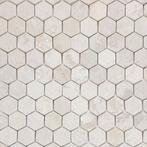 Mozaïek hexagonal ivoor 28.5x31.5  tegeloutlet tegels in, Doe-het-zelf en Verbouw, Tegels, Ophalen, Nieuw, 10 m² of meer