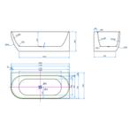 Ligbad Luca Sanitair Primo Hoekbad 180x80x60 cm Links, Doe-het-zelf en Verbouw, Sanitair, Ophalen of Verzenden, Nieuw